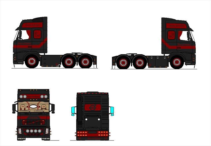 Paint tegninger af lastbiler billede 73