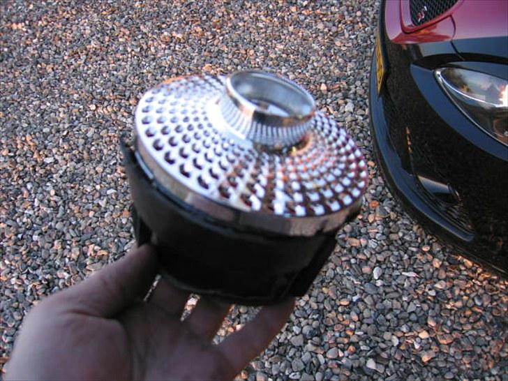 Sorte baglygter Seat Altea - Indsats skæres ud billede 8