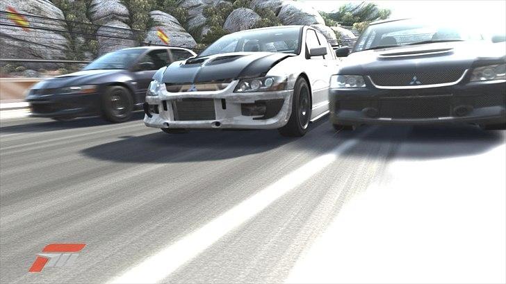 Forza 3 billeder - Mig i midten .. De to andre ku ikk en skid, det var vist bare skilte tuning ;) billede 16