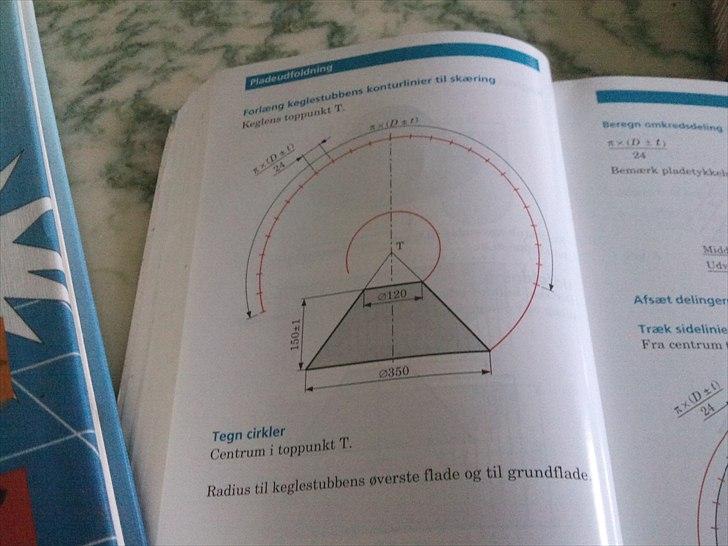 Formel for beregning af keglestub som bruges til skærmkanter billede 8
