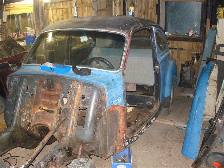 Volvo pv 544 renovering påbegyndt billede 6