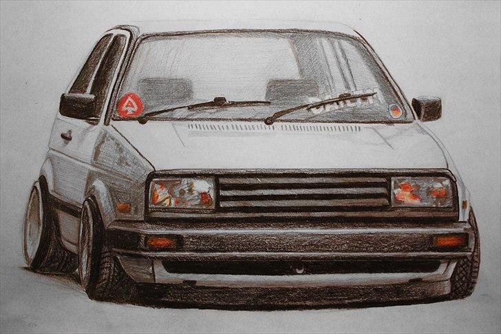 Tegning af golf  billede 1