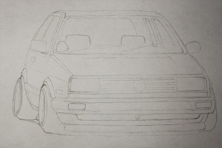 Tegning af golf  billede 3