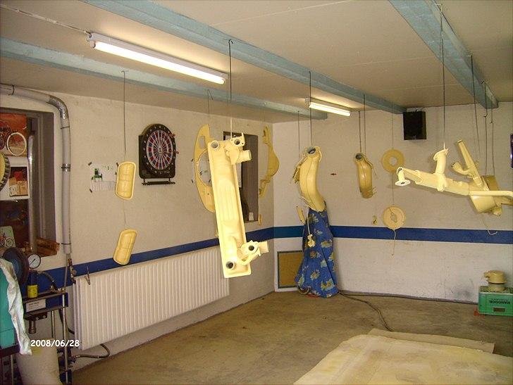 VW Karmann Ghia Cabrio projekt - Sandblæst, metalliseret, epoxygrundet billede 16