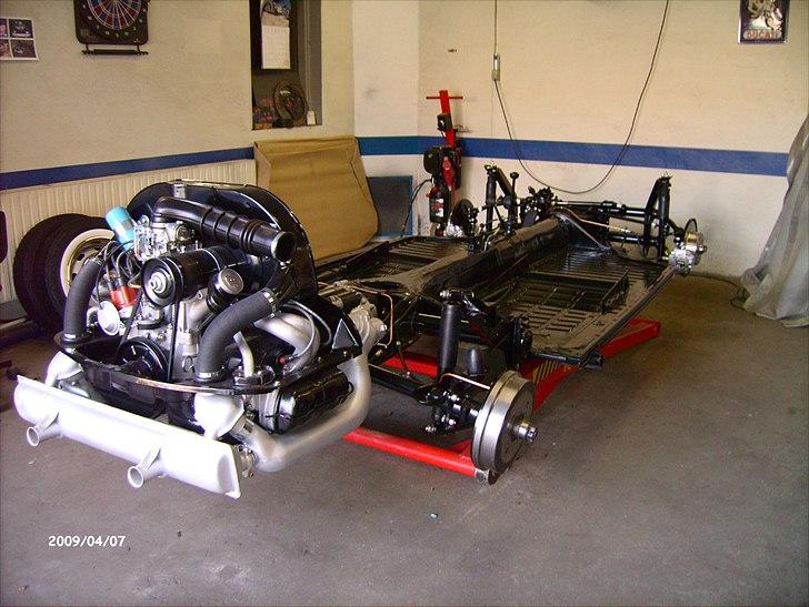 VW Karmann Ghia Cabrio projekt - Stortset køreklar billede 48