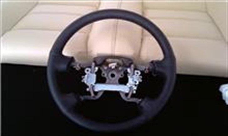 APkabinedesign biler som jeg har lavet noget til - Rat betrukket i sort læder billede 52