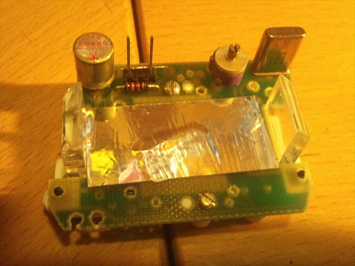 DIY LED pærer "Golf 2" - Så lige på med lidt crom tape.. så blir lyset kastet noget mere rundt.. billede 17