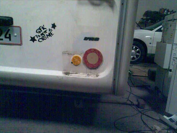 Min Safari 280 "GT"..  - Lige sådan en ide jeg havde.. med en stor rundt LEDlygte med blink brems og baglys og så en lille reflex ved siden af billede 57