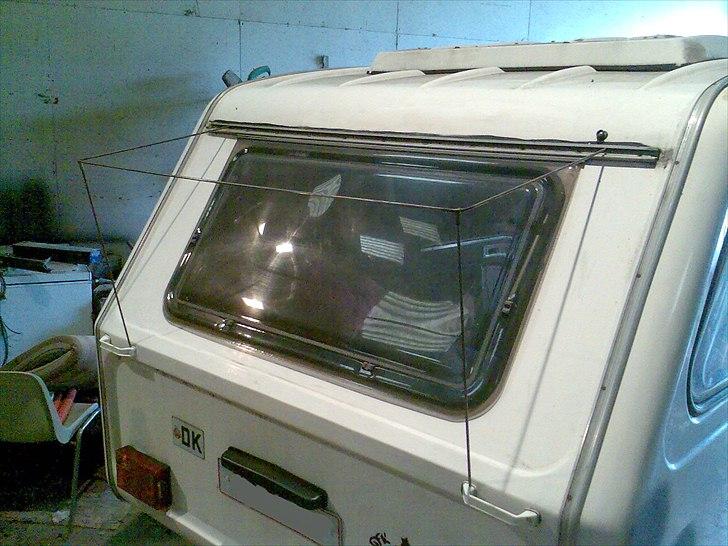 Min Safari 280 "GT"..  - En lille prøveopstilling til en sol skygge.. dette er dog kun en model.. blir lavet i alu billede 61