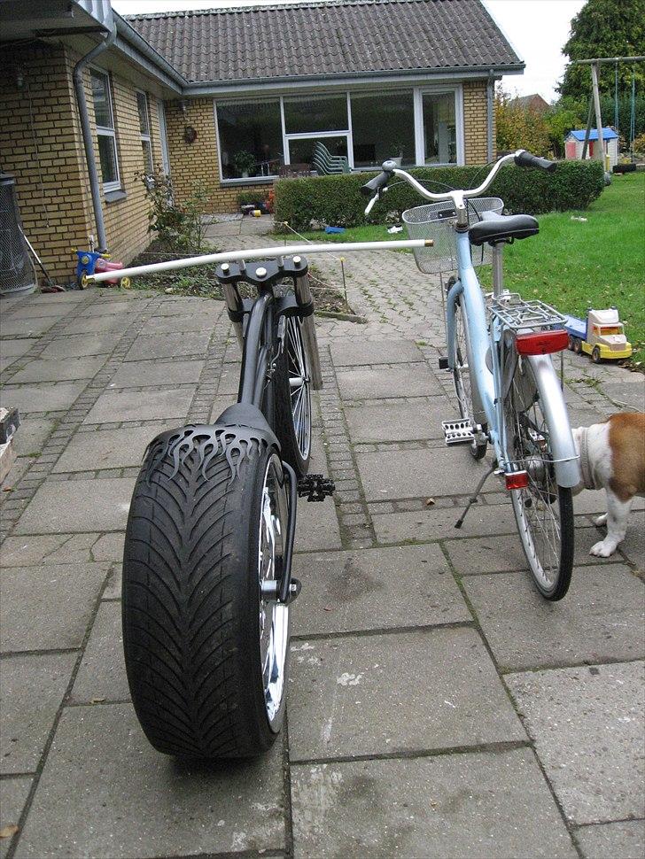 My home made bike. Cykel med 20" chrom. billede 14