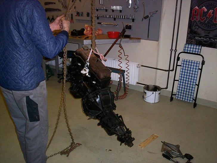 Opel CIH Projekt - Så er motoren hevet ud. billede 1