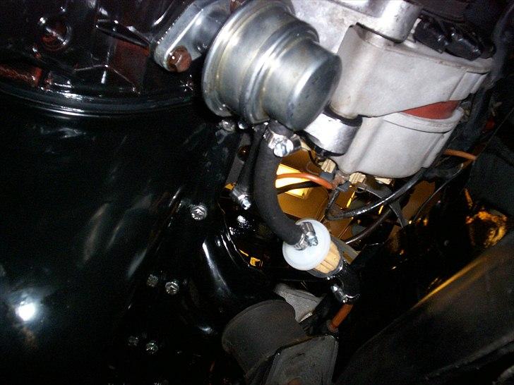 Opel CIH Projekt - Og så har jeg fået flyttet filtret før pumpen ! Det er en god sikkerhedsforanstaltning. Der er set kraftige motorbrande ved filtret efter pumpen. billede 119