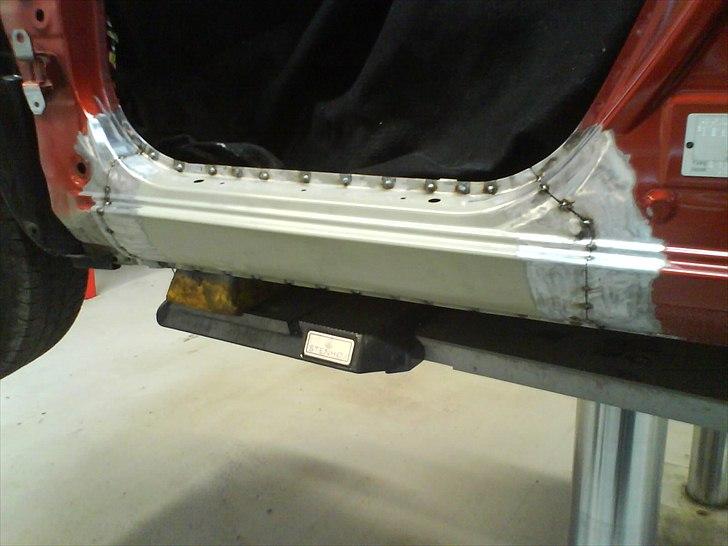 Lidt af det plade arbejde jeg laver på arbejde - Nyt panel stykke punktet fast... glemte billeder af fuldsvejsningerne billede 1