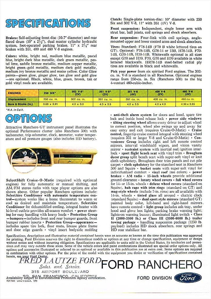 1974 Ford Ranchero GT billede 24