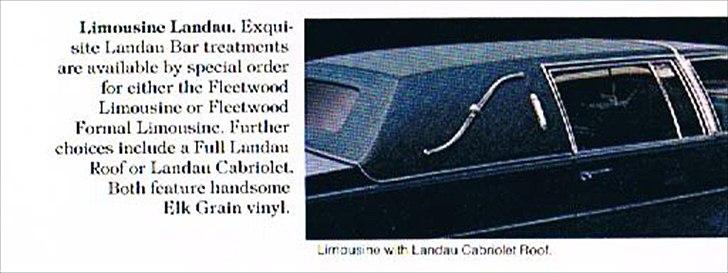 1978 Cadillac Fleetwood Long Sedan Limousine billede 39