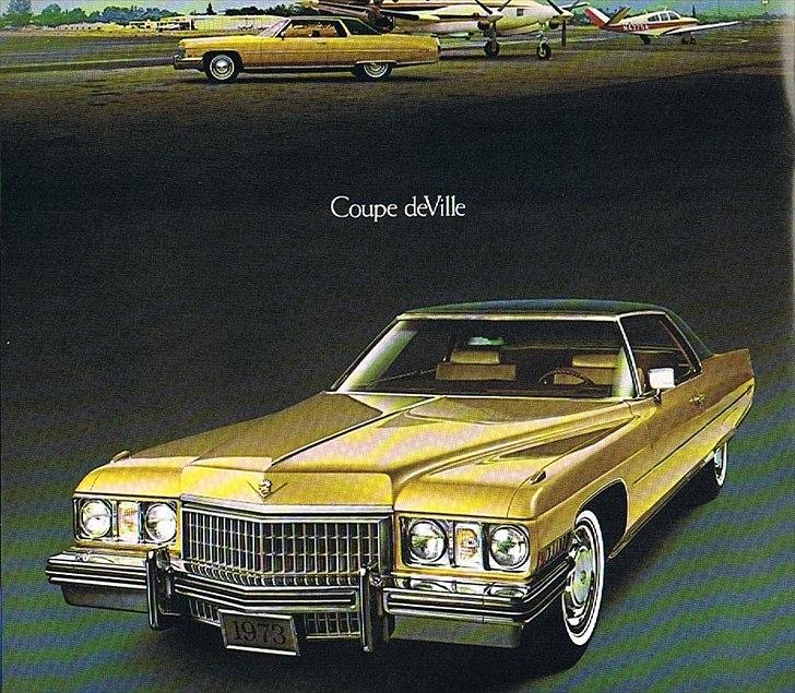 1973 Cadillac Coupe de Ville billede 67