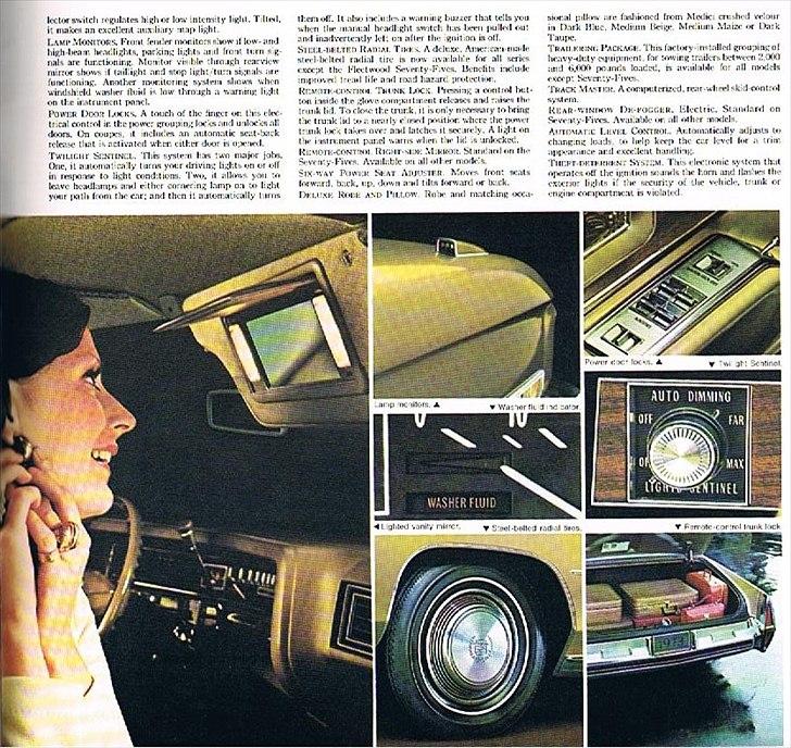 1973 Cadillac Coupe de Ville billede 69