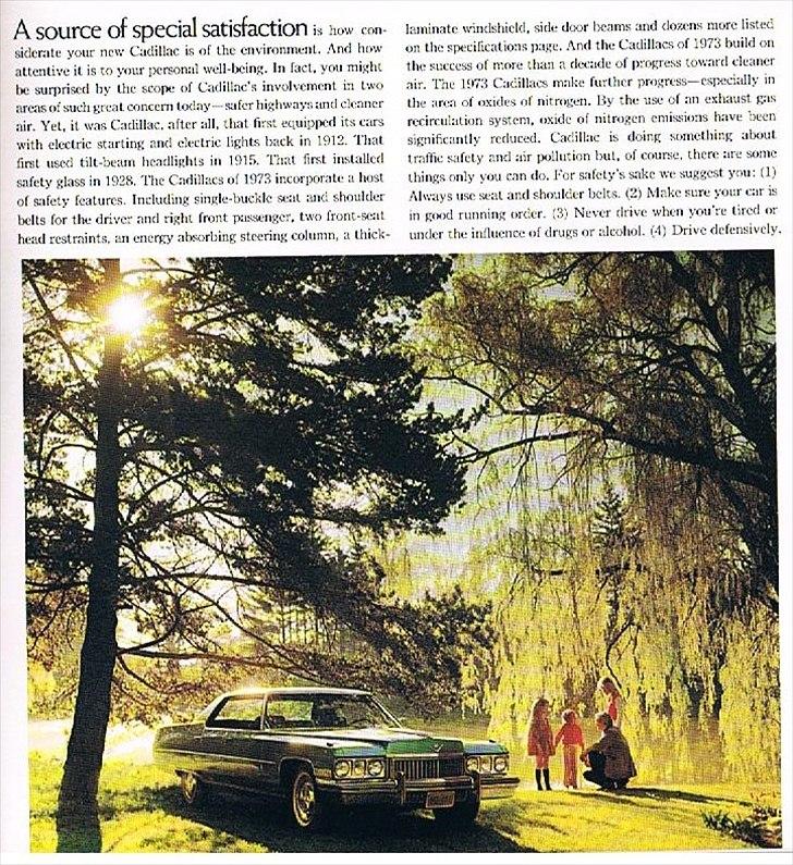 1973 Cadillac Coupe de Ville billede 71