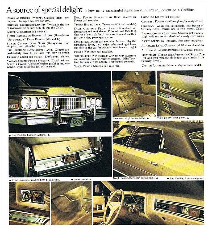 1973 Cadillac Coupe de Ville billede 72