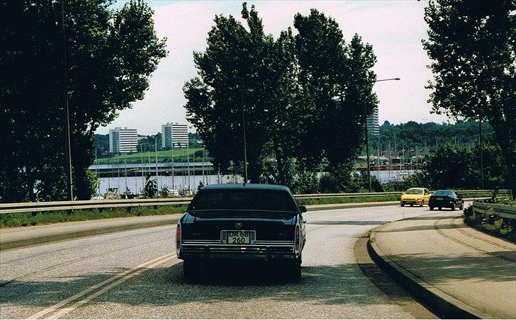 1978 Cadillac Fleetwood Long Sedan Limousine - På vej hjem fra sidste bryllupskørsel. Basen skimtes i baggrunden. billede 53