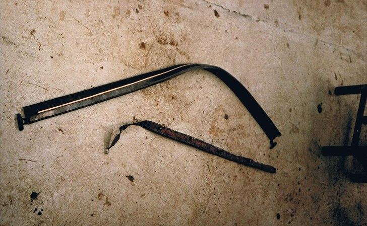 1973 Cadillac Coupe de Ville - Gummilisten fik ny rustfri stå liste klippet ud af affald fra min fars arbejde. billede 29