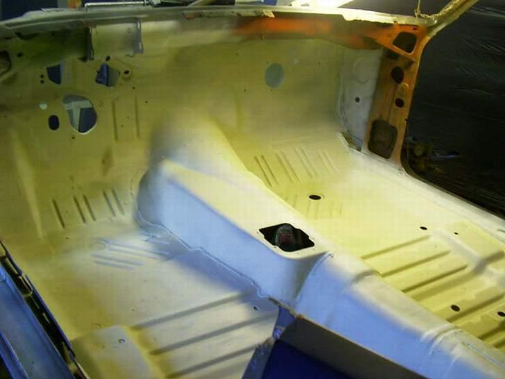 Min gamle 1970 Dodge Challenger R/T - Her har kabinen fået grunder billede 14