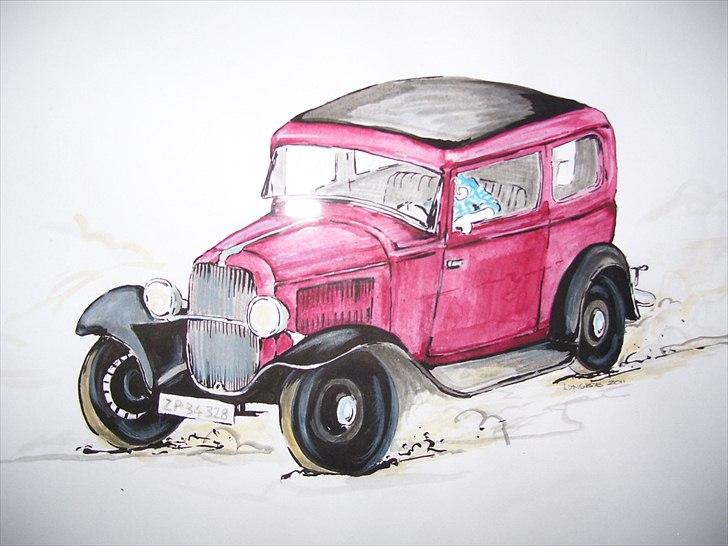 Tegninger og malerier billede 20