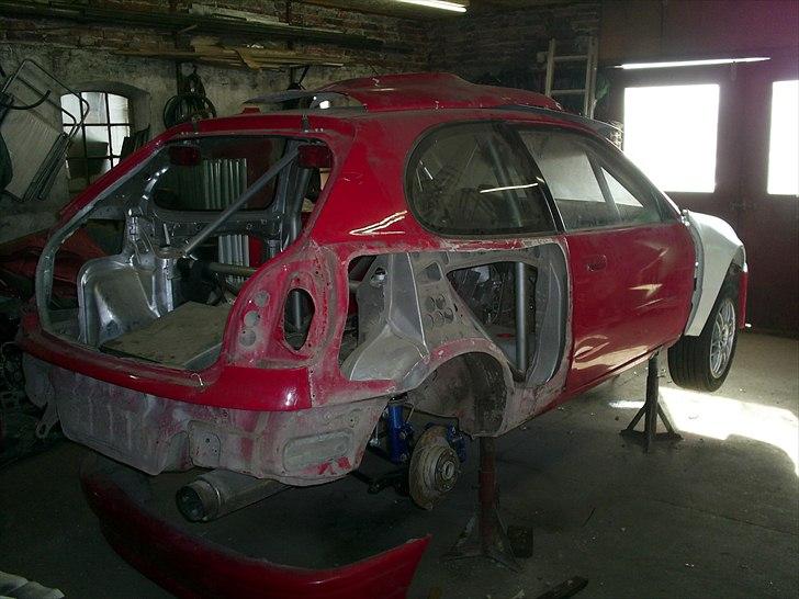 Projekt 2011- Toyota Corolla S1600 rallycross - Bagskærme afmonteret, så der kan komme nogle nye på billede 58