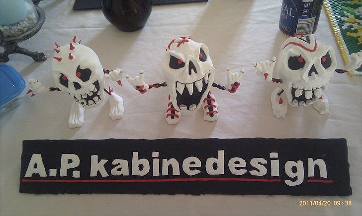 Reklame skilte til A.P kabine design billede 1