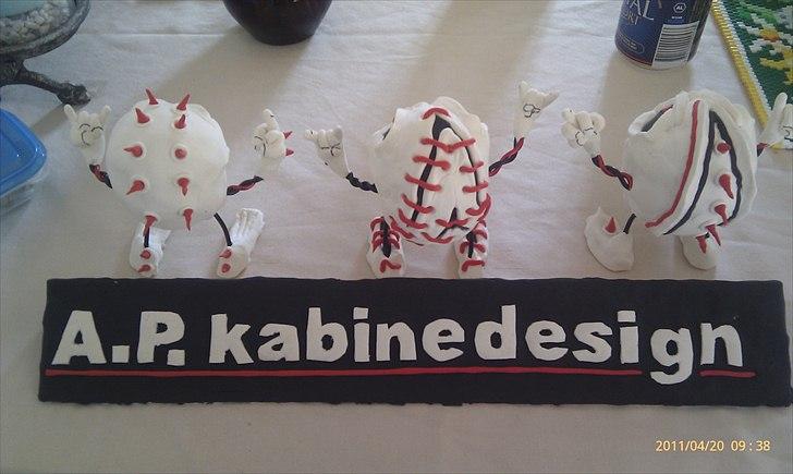 Reklame skilte til A.P kabine design billede 3