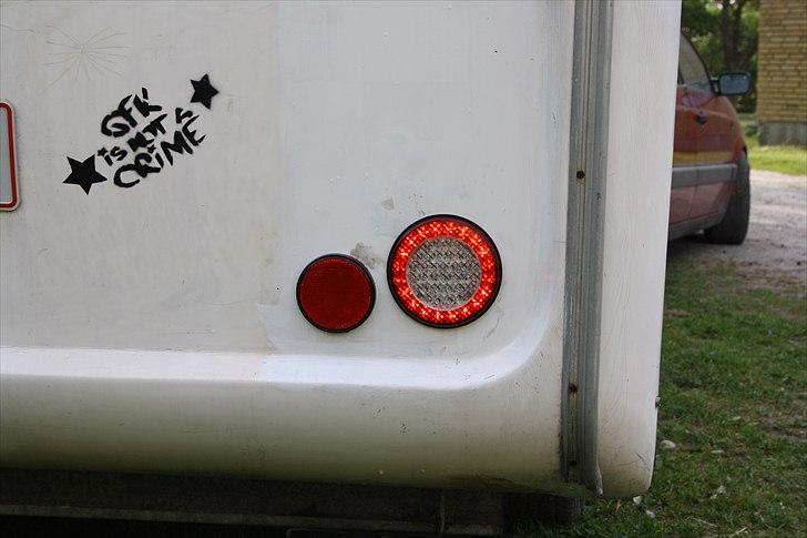 Min Safari 280 "GT"..  - De Nye Led baglygter.. ser satme godt ud til den.. "Safari 280 Led " billede 2