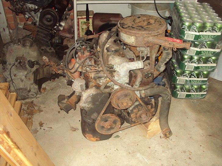 toyota starlet kp60 projekt - kp62 1.2 motor med 5 trinsgearkasse billede 4