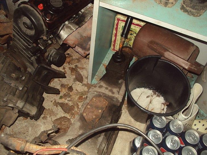 toyota starlet kp60 projekt - kp62 1.2 motor med 5 trinsgearkasse billede 7