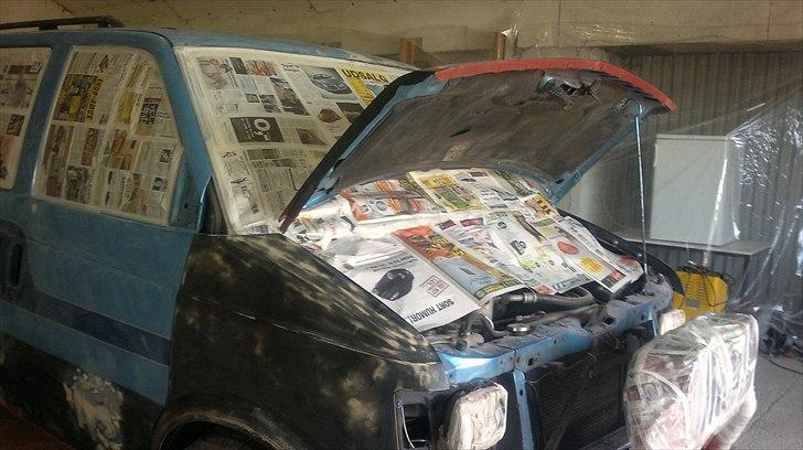 Chevrolet Astro van 5,7 v8 Projekt - Så er det dækket af . billede 51