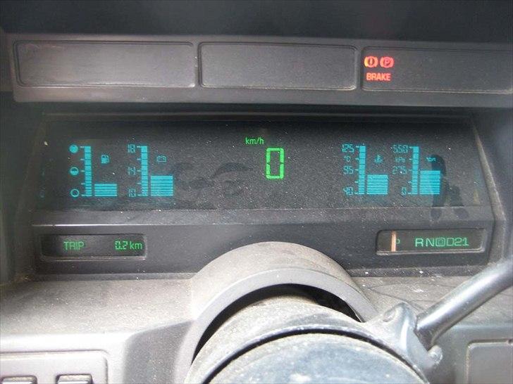 Astro van 1989 - Fra Skrot til Slot - Jae, digital instrumentering...ikke dårligt. billede 11