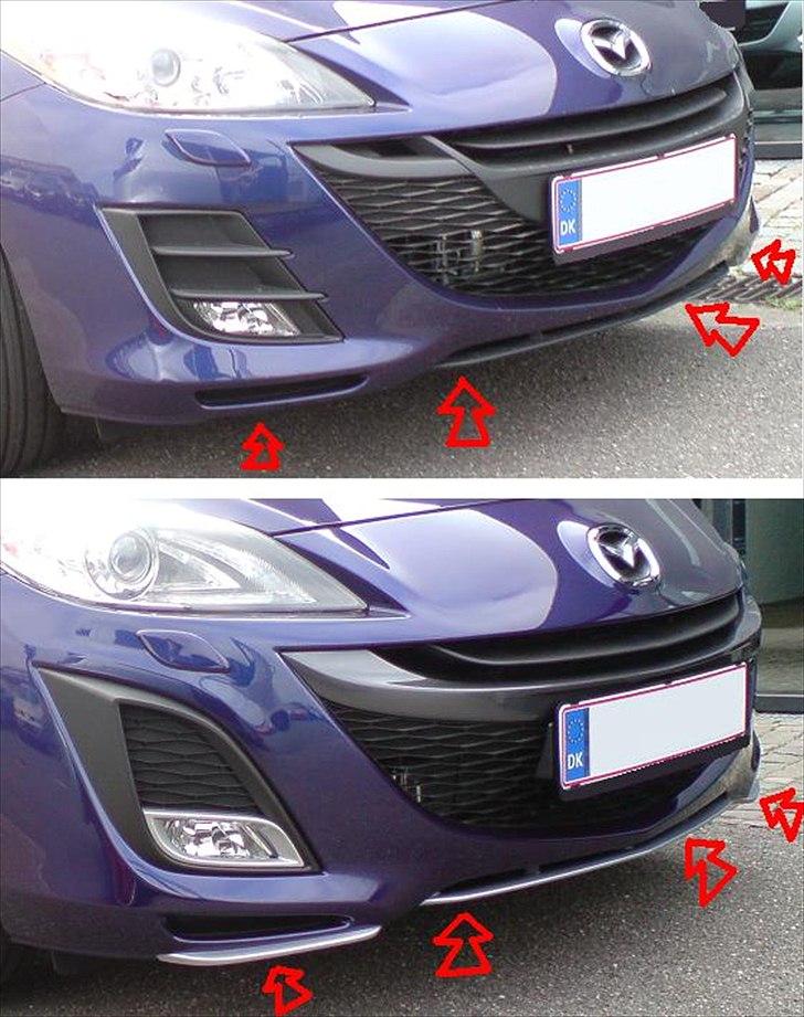 Lidt folie  - Før og efter (dog ikke den samme model) men så kan man se forskellen  billede 3