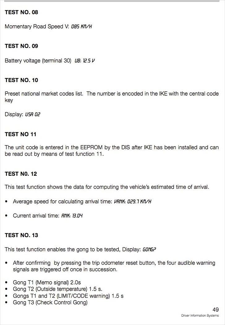 BMW E39 High Cluster OBC TEST billede 4