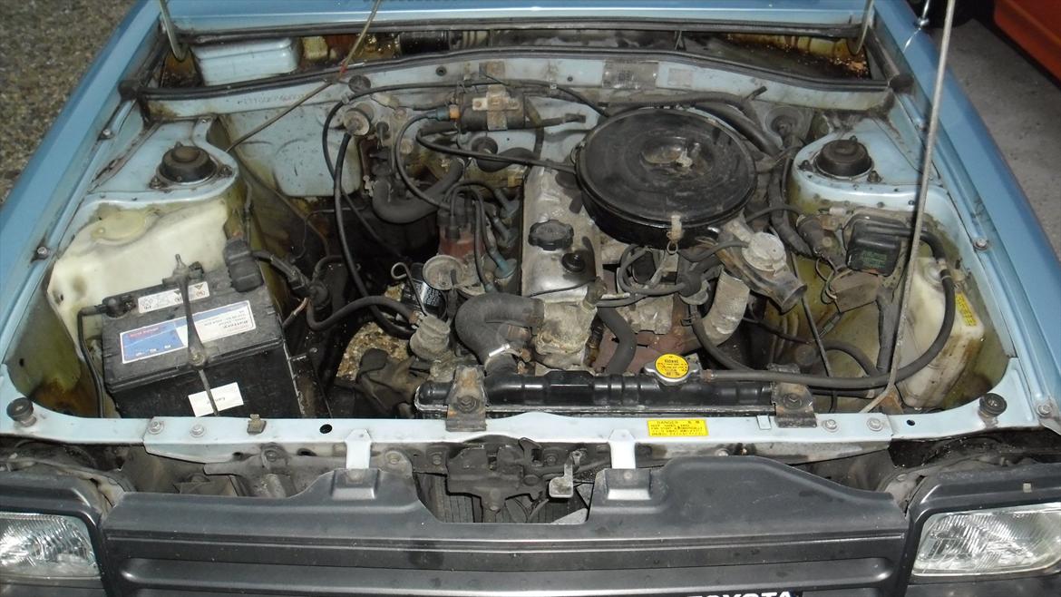 toyota starlet kp60 projekt - godt med textyl billede 29