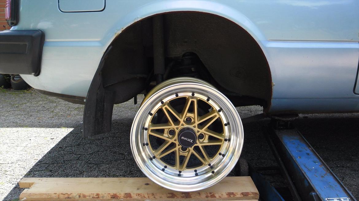 toyota starlet kp60 projekt - prøvemontering, me like billede 45