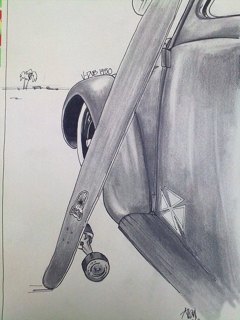 Tegninger og malerier billede 22