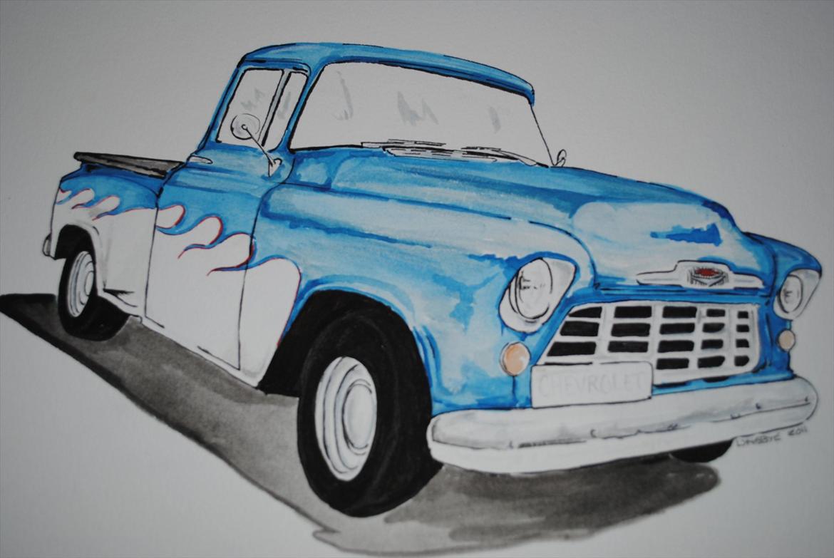 Tegninger og malerier billede 24