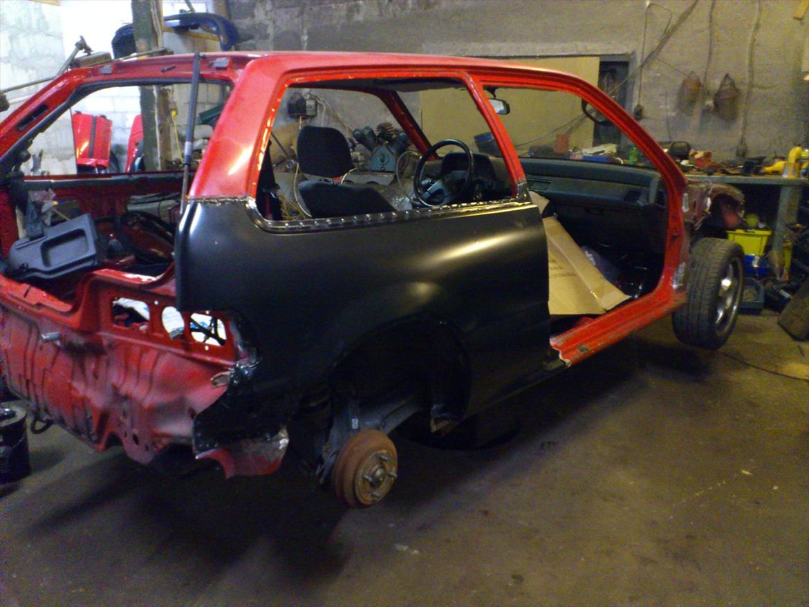 honda civic projekt - så blev den hæftet fast :) billede 11