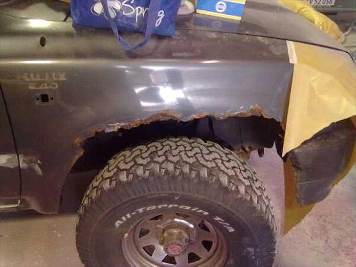 Rustarbejde, omlakering og undervognsbehandling - Denne skærm blev kasseret. Ny er monteret :-) billede 21