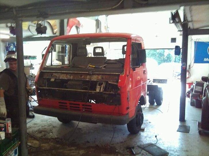 Vw lt 35 autotransporter opbygning. billede 11