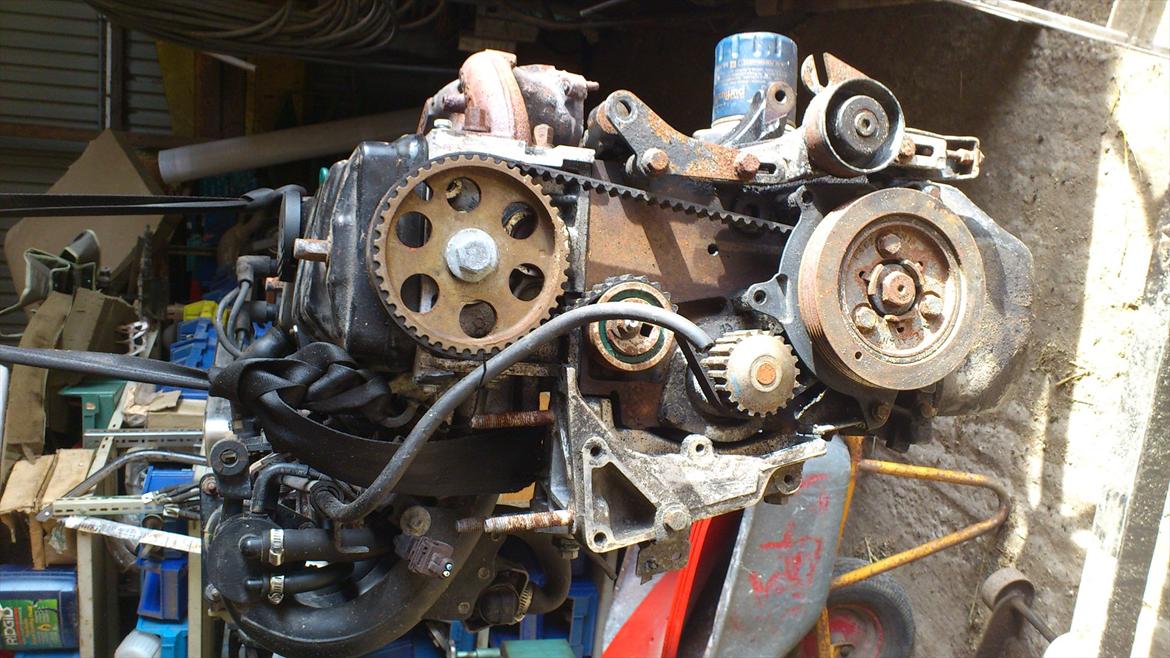 peugeot 106 rallye motor skift - motor rundt efter vask. billede 13