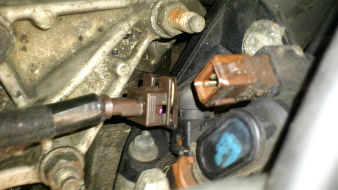 peugeot 106 rallye motor skift - krumtap-positionmåler. skal jo af billede 41