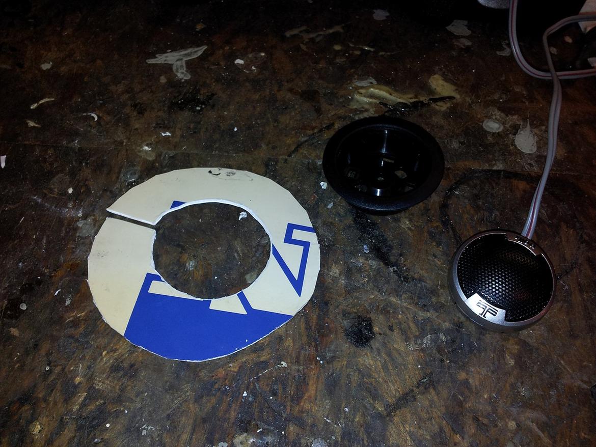 Støjdæmpning af golf3, Døre + nye højtalere. billede 13