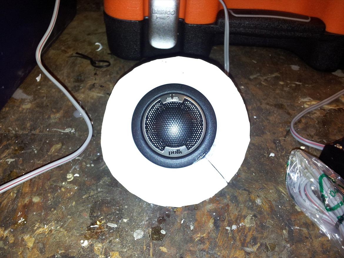 Støjdæmpning af golf3, Døre + nye højtalere. billede 18