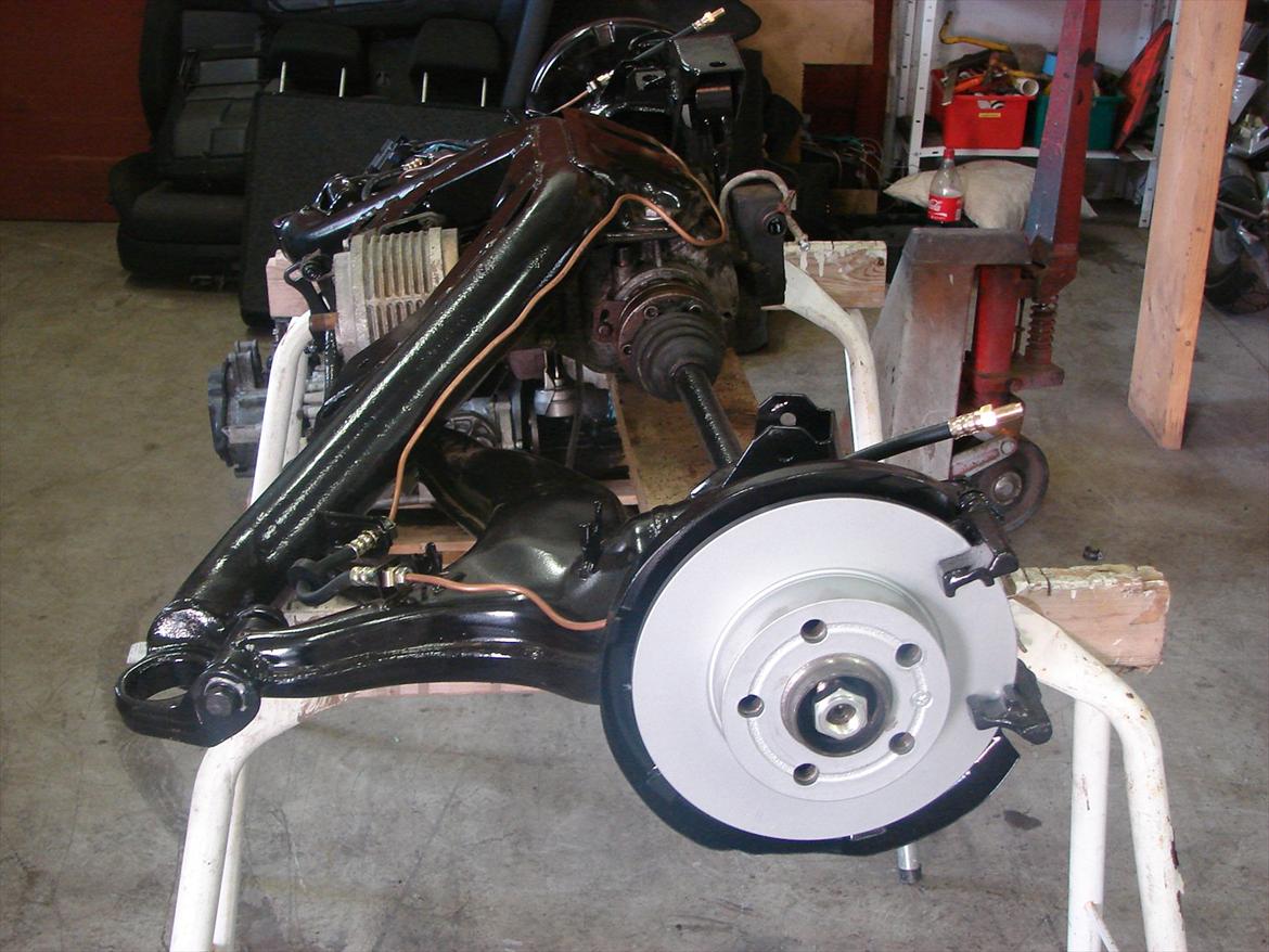 Golf 2 syncro projekt  - D.24-9-11 bagbroen er ved at være samlet igen mangler lige bagbros bøsninger  billede 153