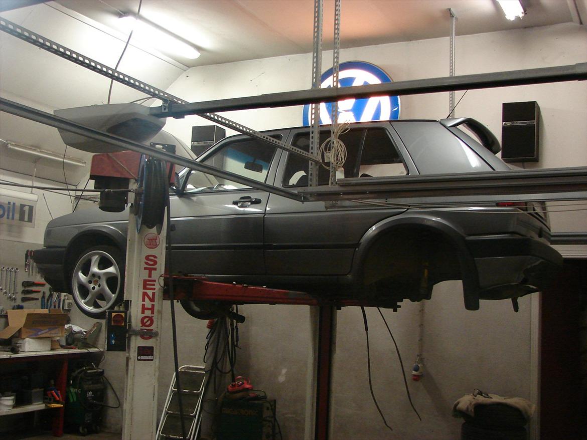 Golf 2 syncro projekt  - D.1-10-11 gamle bagbro afmonteret billede 159